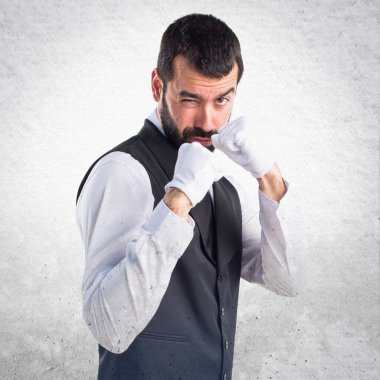 Adam izole arka plan