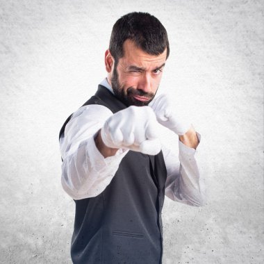 Adam izole arka plan