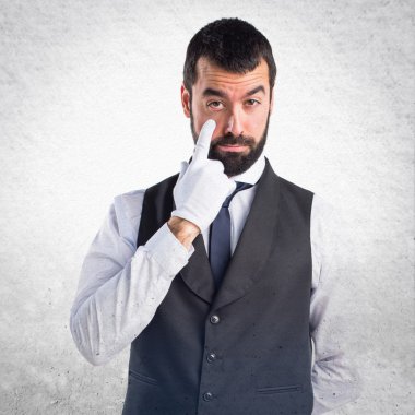 Adam izole arka plan