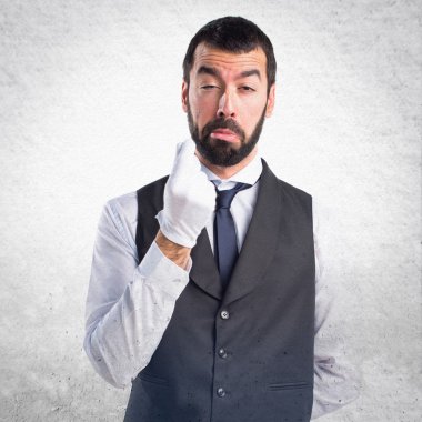 Adam izole arka plan