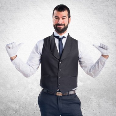 Adam izole arka plan