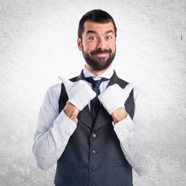 Adam izole arka plan