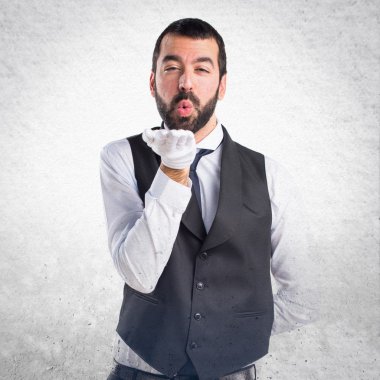 Adam izole arka plan