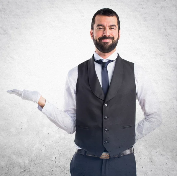 Hombre sobre fondo aislado — Foto de Stock