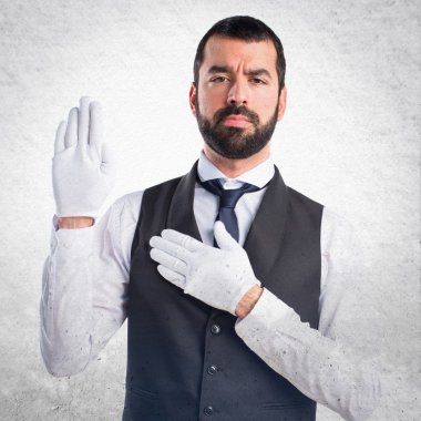 Adam izole arka plan