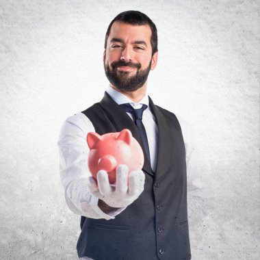 Adam izole arka plan