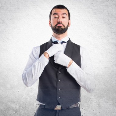 Adam izole arka plan