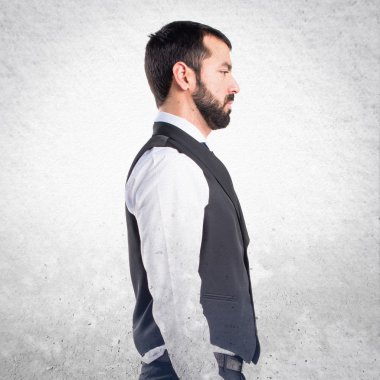 Adam izole arka plan