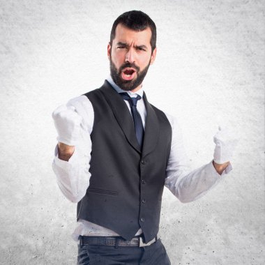 Adam izole arka plan