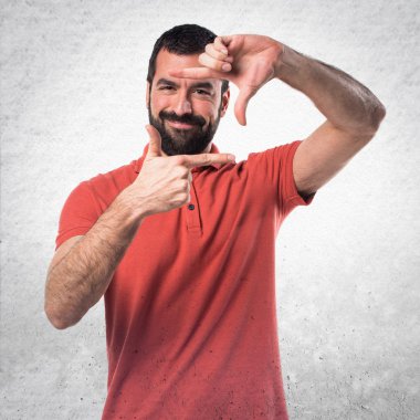 Adam izole arka plan