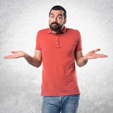 Adam izole arka plan