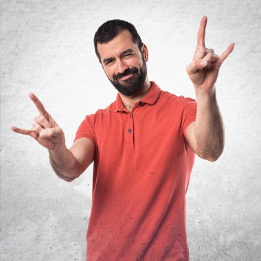 Adam izole arka plan