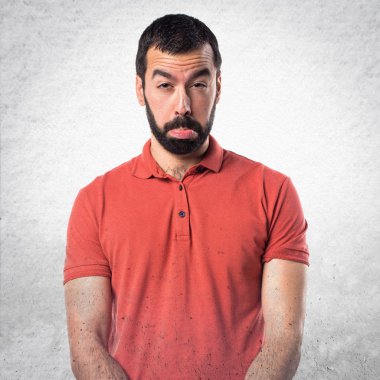 Adam izole arka plan