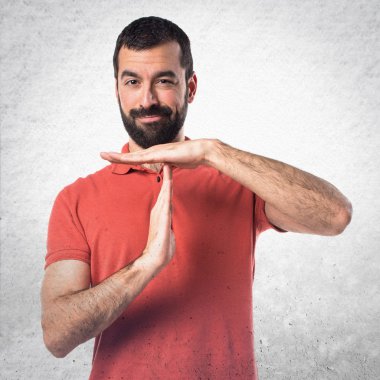 Adam izole arka plan