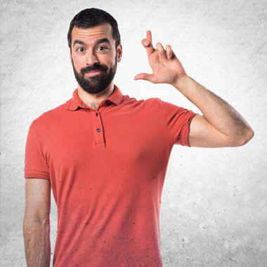 Adam izole arka plan