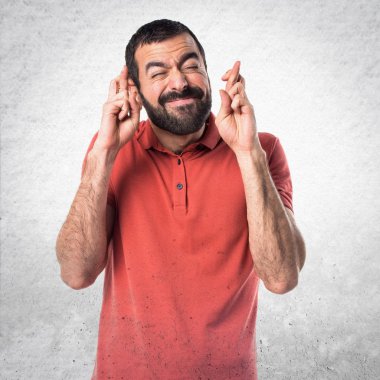 Adam izole arka plan