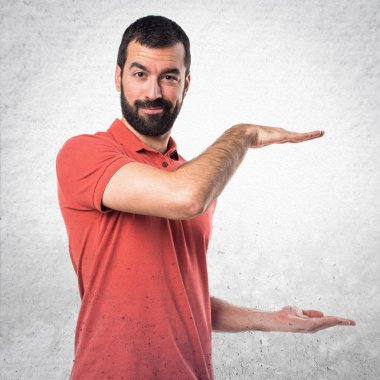 Adam izole arka plan