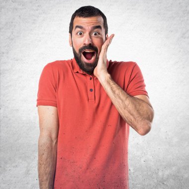 Adam izole arka plan