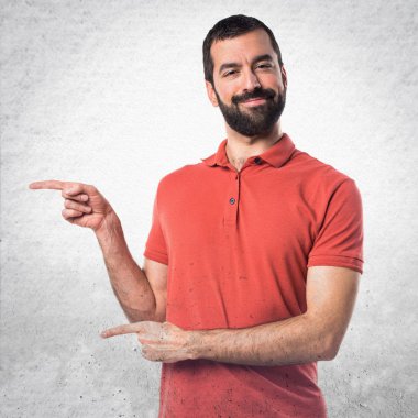 Adam izole arka plan