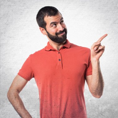 Adam izole arka plan