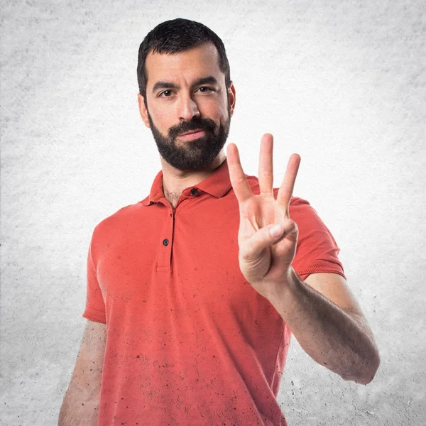 Hombre sobre fondo aislado — Foto de Stock