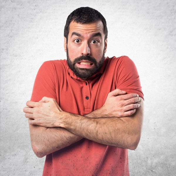 Adam izole arka plan