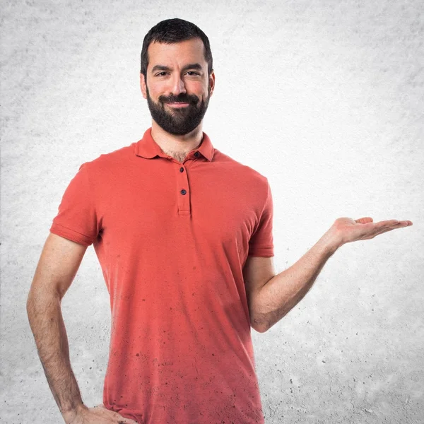 Hombre sobre fondo aislado — Foto de Stock