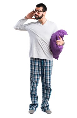 Adam izole arka plan