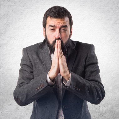 Adam izole arka plan