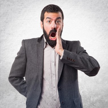 Adam izole arka plan