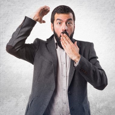 Adam izole arka plan