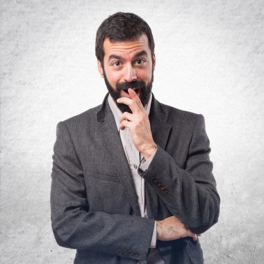 Adam izole arka plan