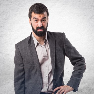 Adam izole arka plan