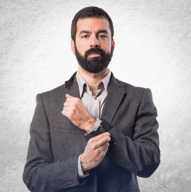 Adam izole arka plan