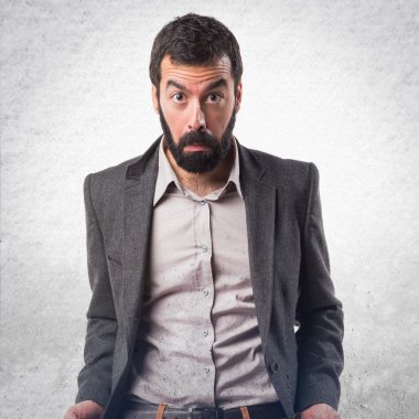 Adam izole arka plan