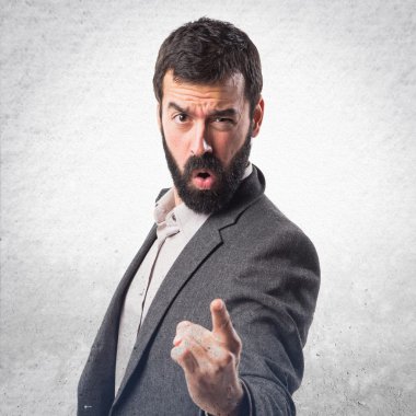 Adam izole arka plan