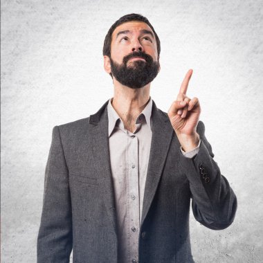 Adam izole arka plan