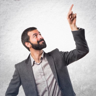 Adam izole arka plan