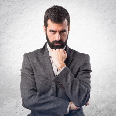 Adam izole arka plan