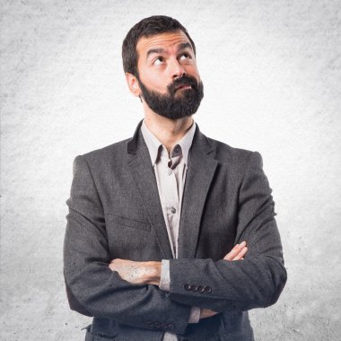 Adam izole arka plan