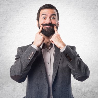 Adam izole arka plan