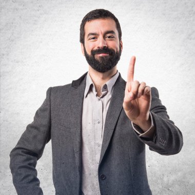 Adam izole arka plan