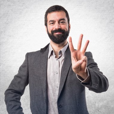 Adam izole arka plan