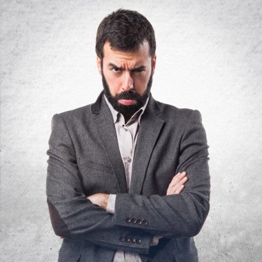 Adam izole arka plan