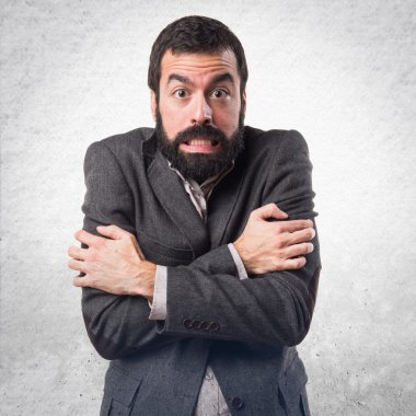 Adam izole arka plan