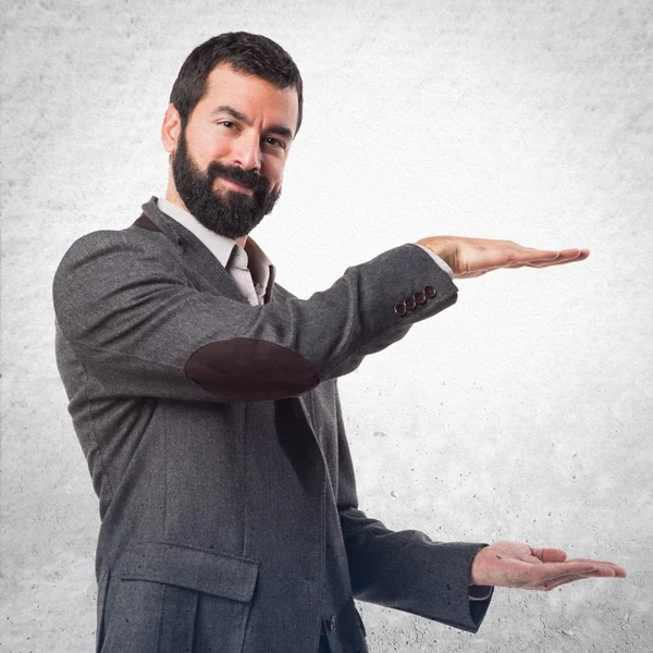 Hombre sobre fondo aislado — Foto de Stock