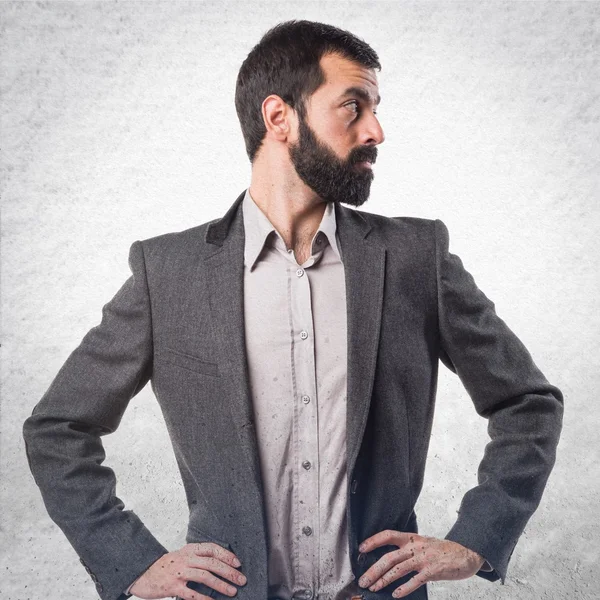 Hombre sobre fondo aislado — Foto de Stock