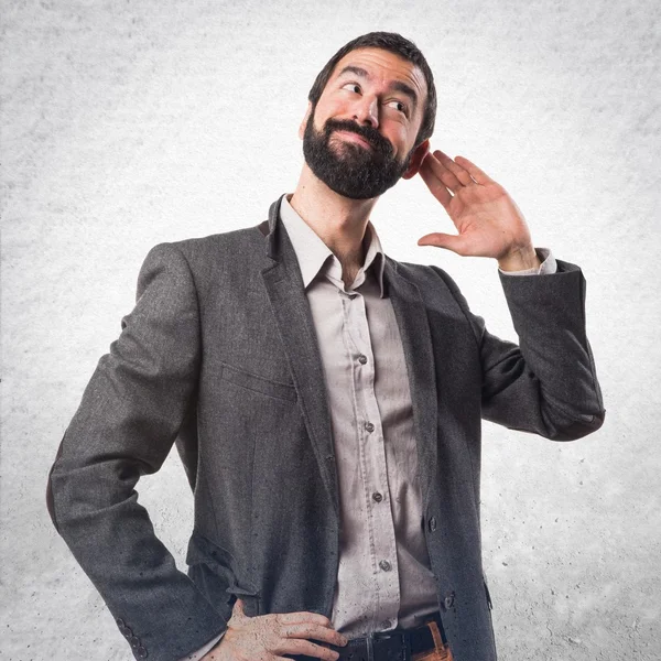 Hombre sobre fondo aislado — Foto de Stock