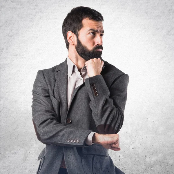 Hombre sobre fondo aislado — Foto de Stock