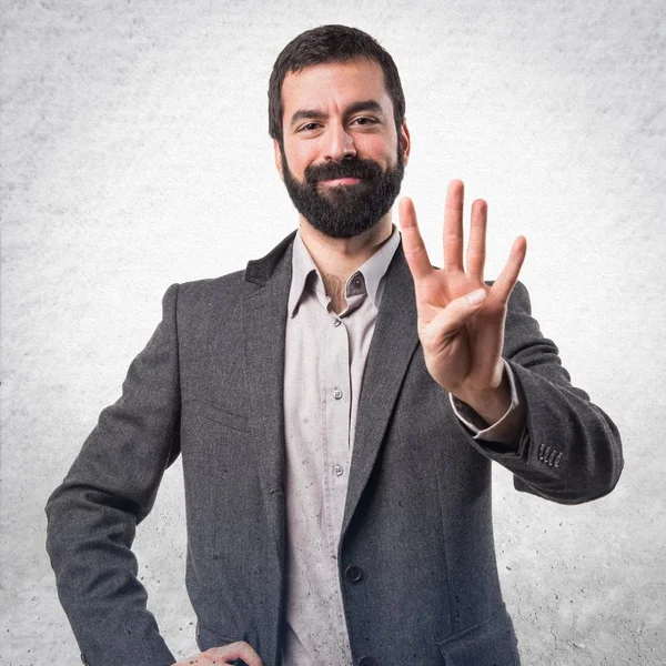 Hombre sobre fondo aislado — Foto de Stock